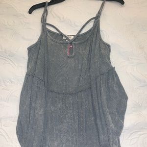 Faded Blue Tank Top